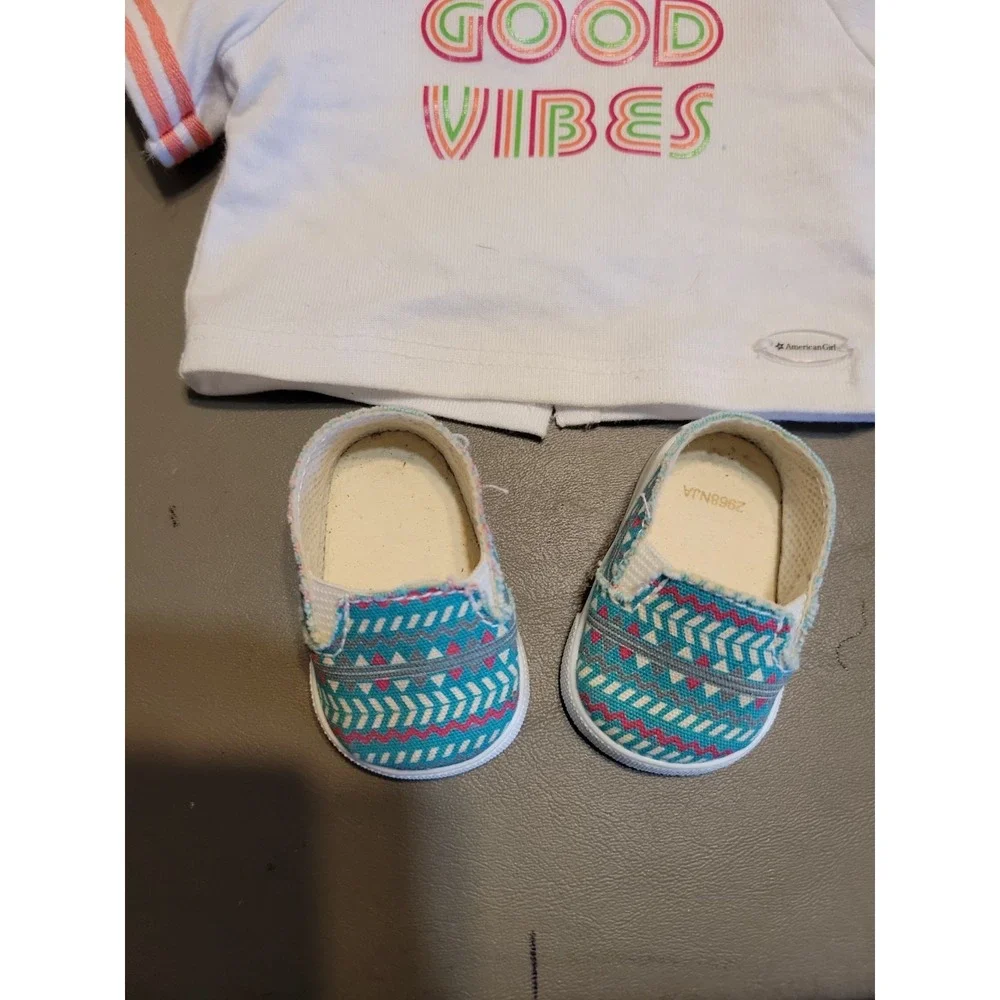 American Girl Doll Truly Me GOOD VIBES Skate Outfit  18